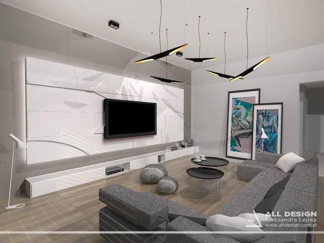 wnętrze, nowoczesne, biel, oświetlenie, minimalizm, styl nowoczesny, salon 