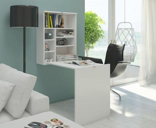 Małe domowe biuro w stylu skandynawskim - pomysł na aranżację