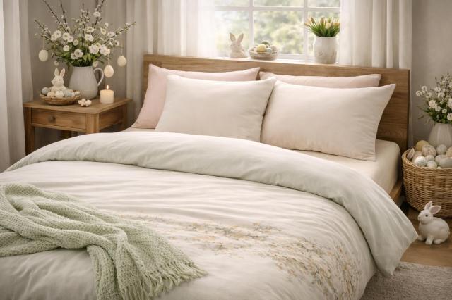 Prześcieradła i pościele na Wielkanoc – wzory i kolorystyka modna w tym sezonie